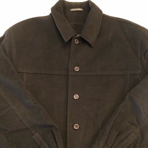 Men’s Black Overcoat. XL- XXL.